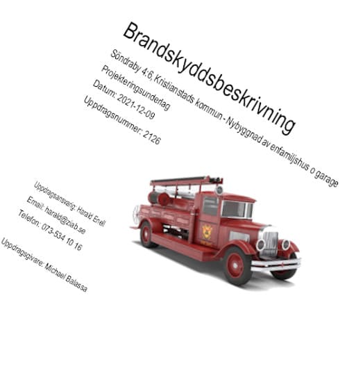 brandskyddsbeskrivning